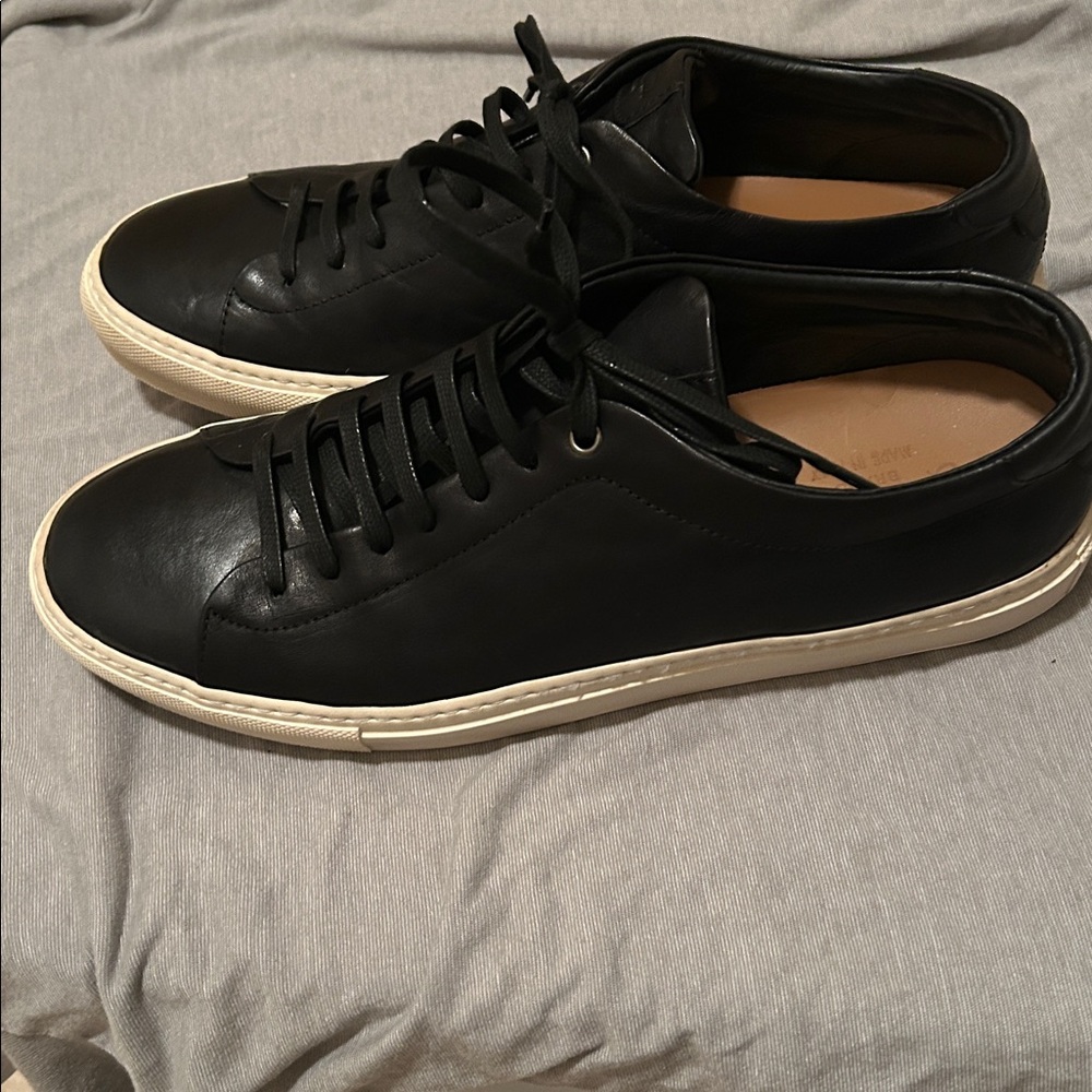 Good Man Brand EDGE black leather shoes size 12 EUC in box only worn 3 times - Picture 4 of 10